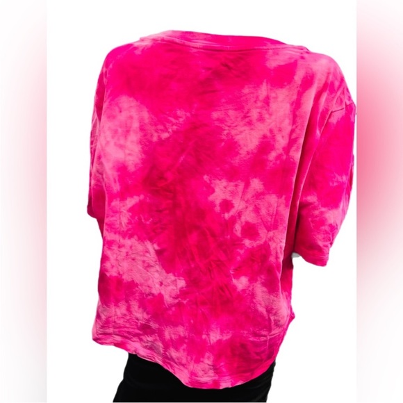 Bebe Sport pink tie dye crop top 3X - Picture 4 of 7